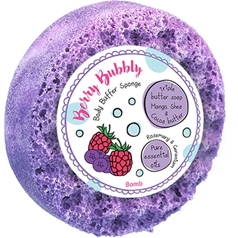 BOMB COSMETICS - Berry Bubbly Body Buffer Shower Soap