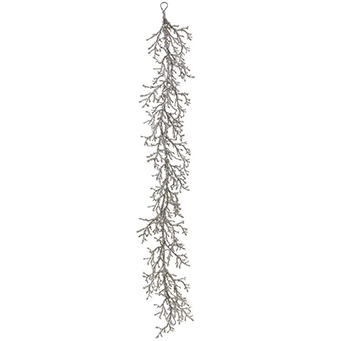 ALL STATE FLORAL - Ice & Glitter Twig Garland